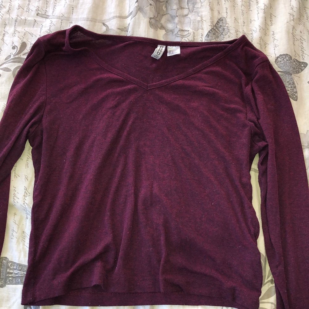 LONG SLEEVE PURPLE SHIRT